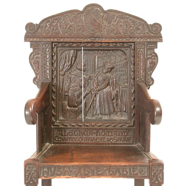 18th. C English Oak Rocker, After 17th. C Chair - 2