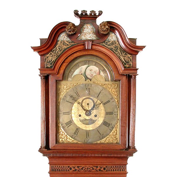 English Mahogany Tall Clock, Jn. Clifton, 18th. C - 2