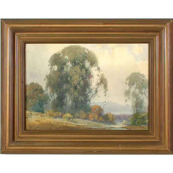 Percy Gray Painting, View Of Mt. Tamalpais