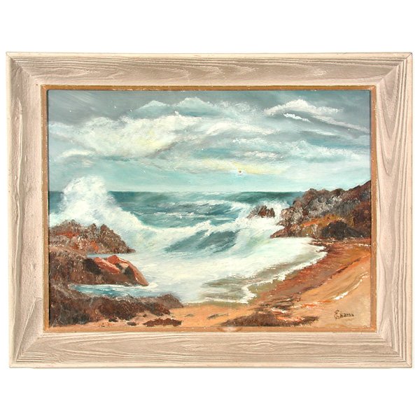 E.G. Martin Painting, California Seascape