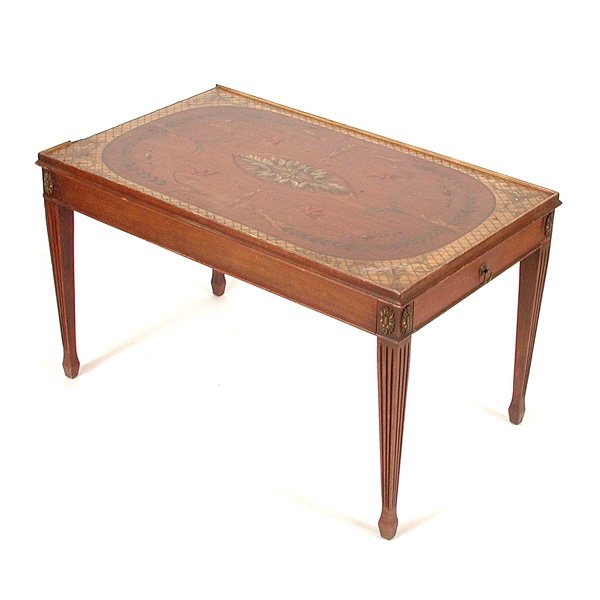 Italian Neo Classical Painted End Table