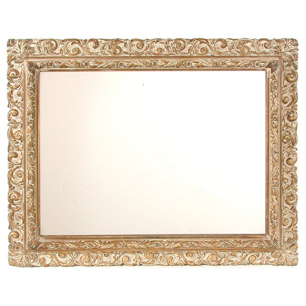Spanish Gilt Gesso & Wood Carved Mirror
