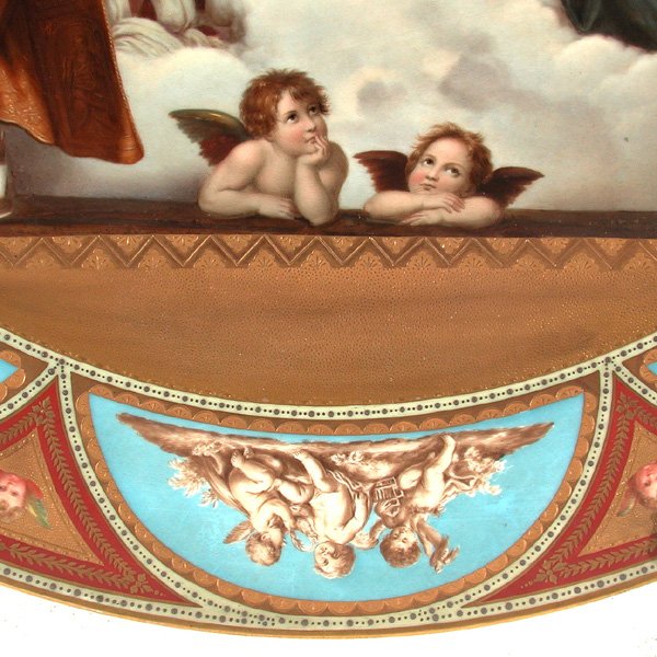 Royal Vienna Charger, Sixtinische Madonna - 2