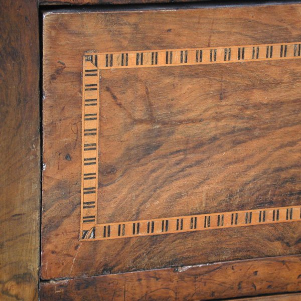 Continental Walnut Chest Of Drawers - 4