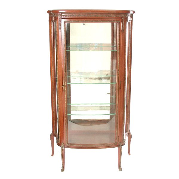 French Style Mahogany Vitrine - 2