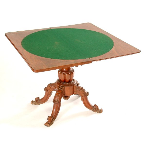 Fine French Marquetry Games Table, 19th. C - 2