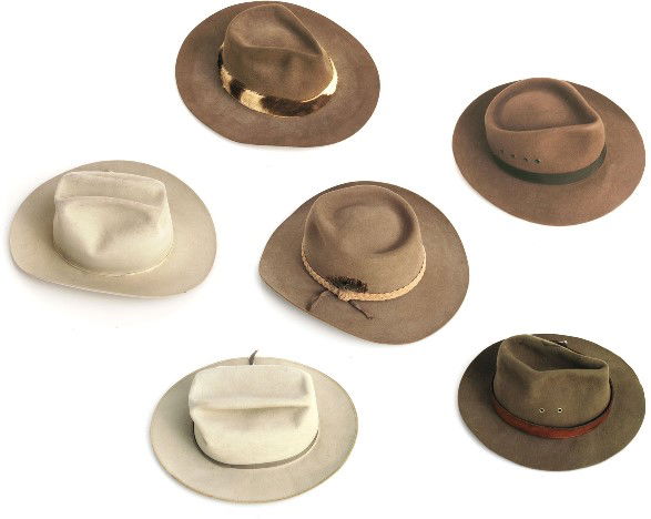 1043 6 Cowboy Hats