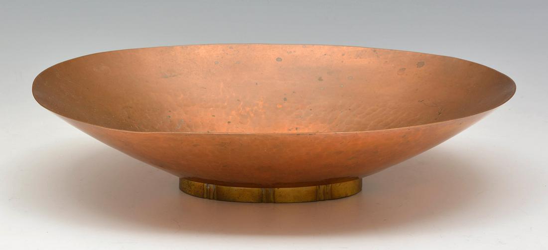 Dirk Van Erp Footed Bowl. (1 of 3)