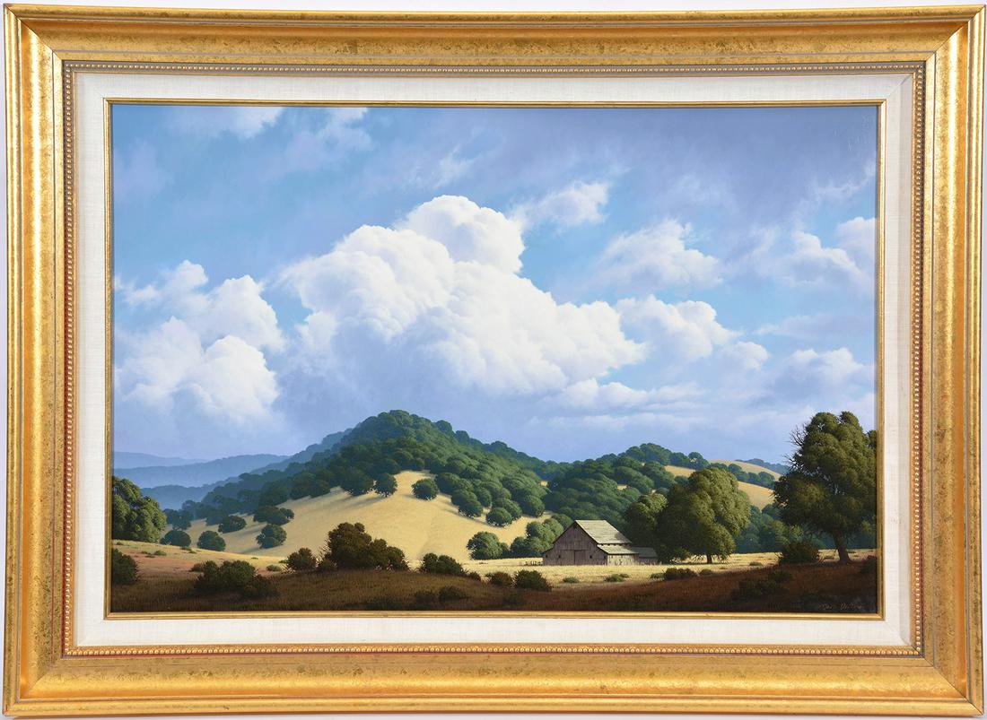 Dave Dalton, "Rancho San Miguel, 1991", oil on canvas (1 of 6)