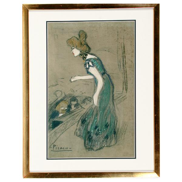 Pablo Picasso Lithograph, La Diseuse (1 of 1)