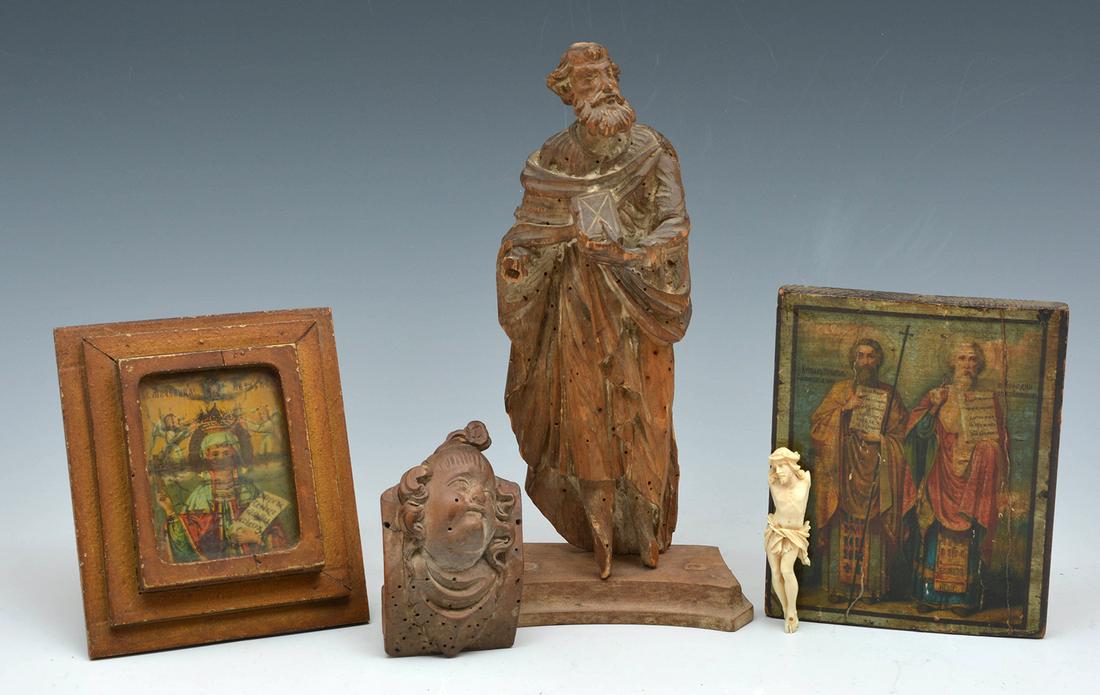 Religious Carvings and Icon Grouping (1 of 3)