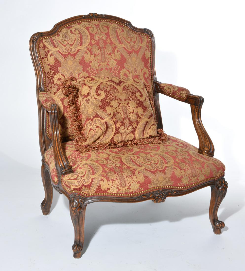 French Open Armchair, 19th c. (1 of 5)