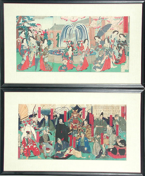 2 Japanese Woodblocks