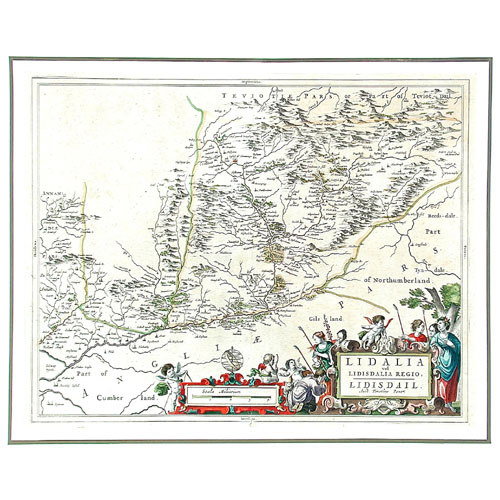 Johannes Blaeu Map of North West Scotland