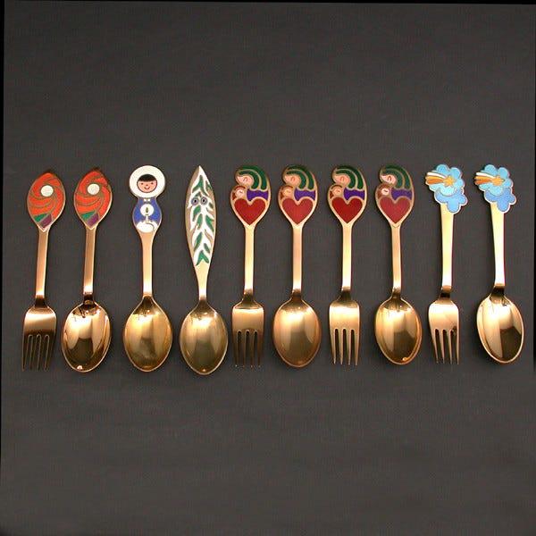 A. Michelson & Sorenco Danish enameled sterling (1 of 2)