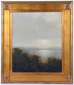Mark English, "Ocean View #2," oil on board (1 of 5)