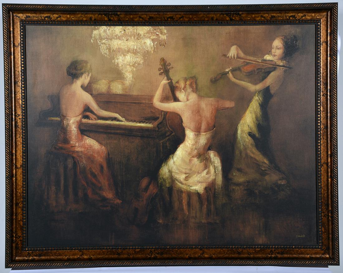 Claudette, "Rhapsody in Twilight", embellished giclee (1 of 3)