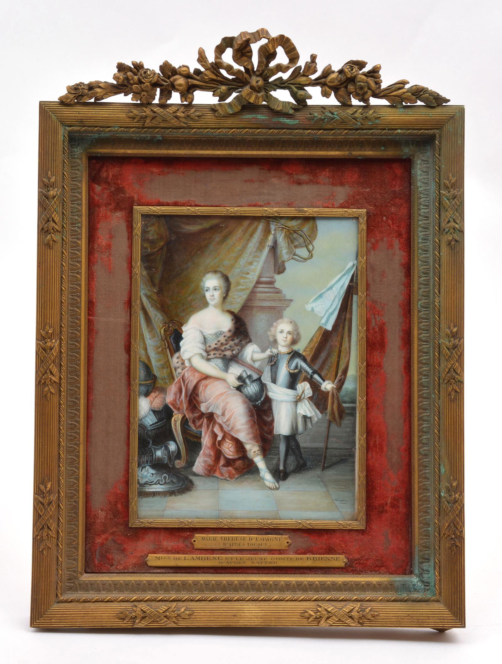 Benjamin Vautier, "Mlle. de Lambesc and her brother" (1 of 6)