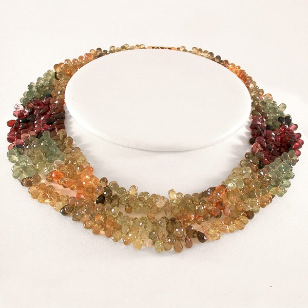 Multi-Color Zircon Necklace