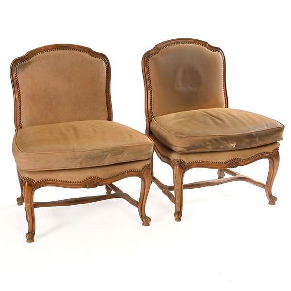 Louis XVI Style Chairs, Padded Seats