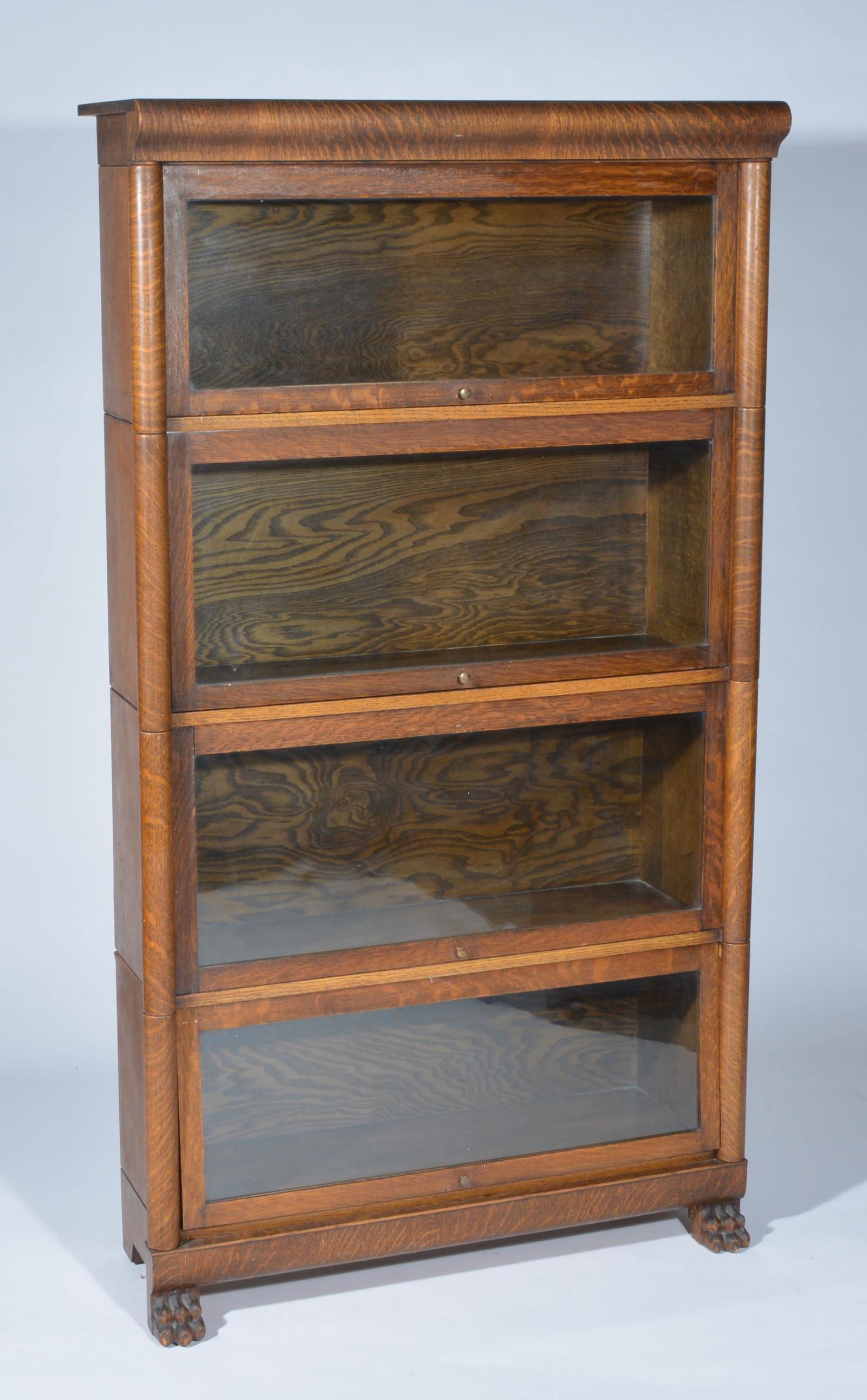 4 Stack Lawyers Bookcase with extra top/bottom (1 of 3)