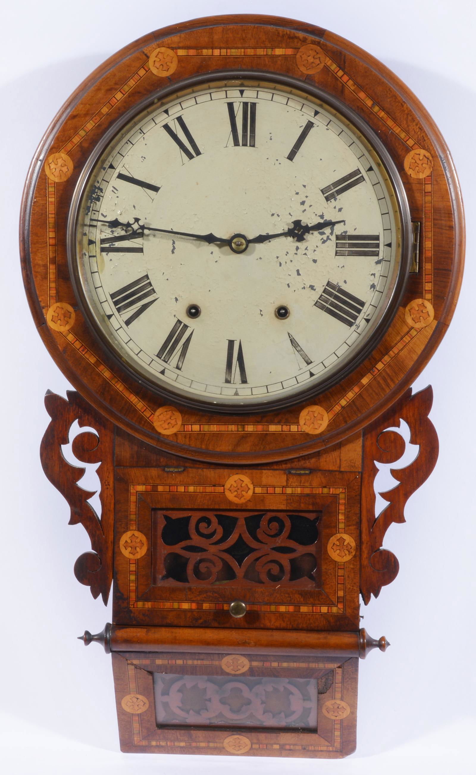 American 8 day wall clock ca. 1875 (1 of 1)