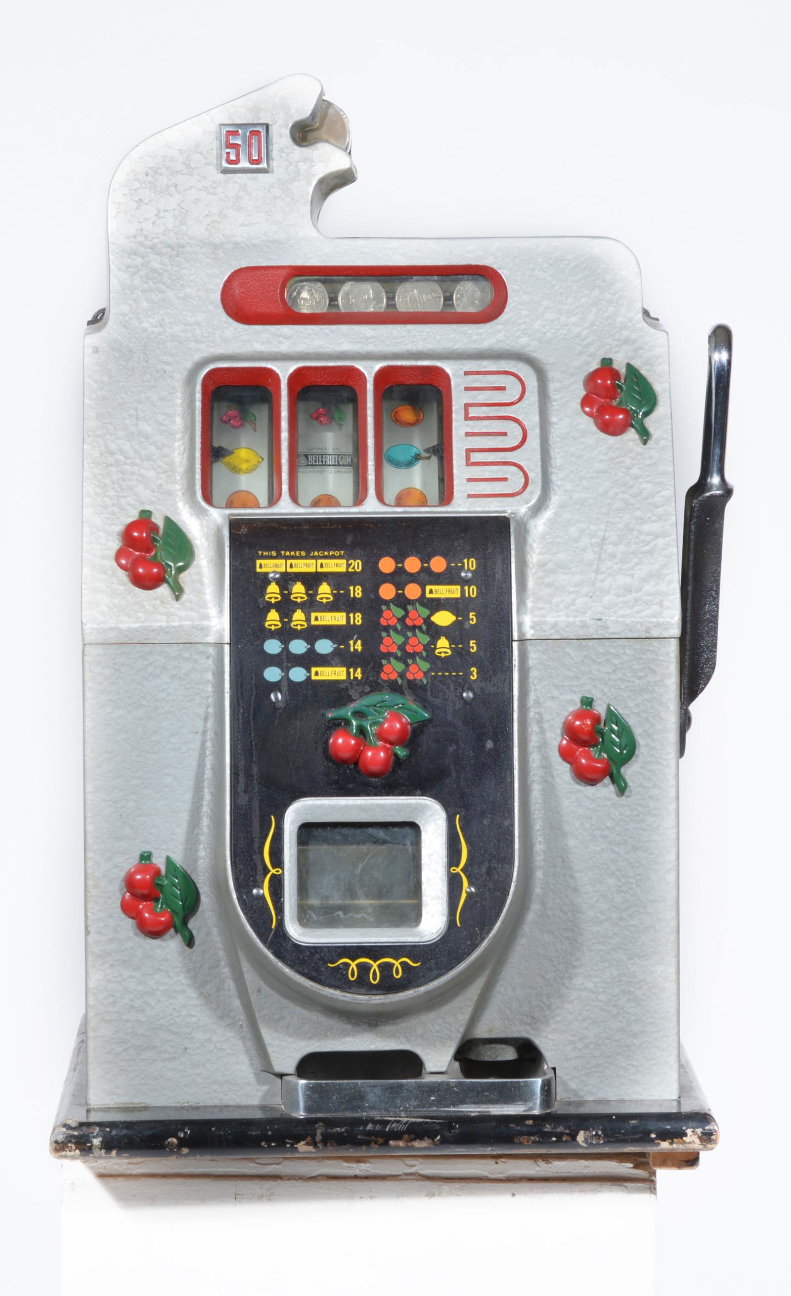 Mills Black Cherry 50 cent slot machine (1 of 5)