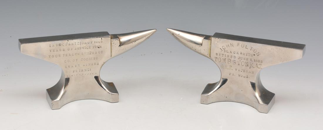 Anvil Bookends, presentation G.A.R. Vet from PA (1 of 4)