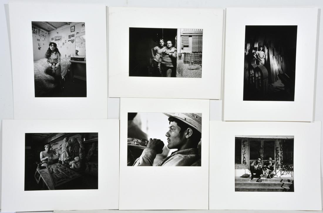 Morrie Camhi, photographer, "Espejo" series: Morrie Camhi (American, 1928-1999), lot of photographs and photographic materials from the artist's estate, primarily related to his series "Espejo", to include: 24 matted gelatin silver exhibition pr