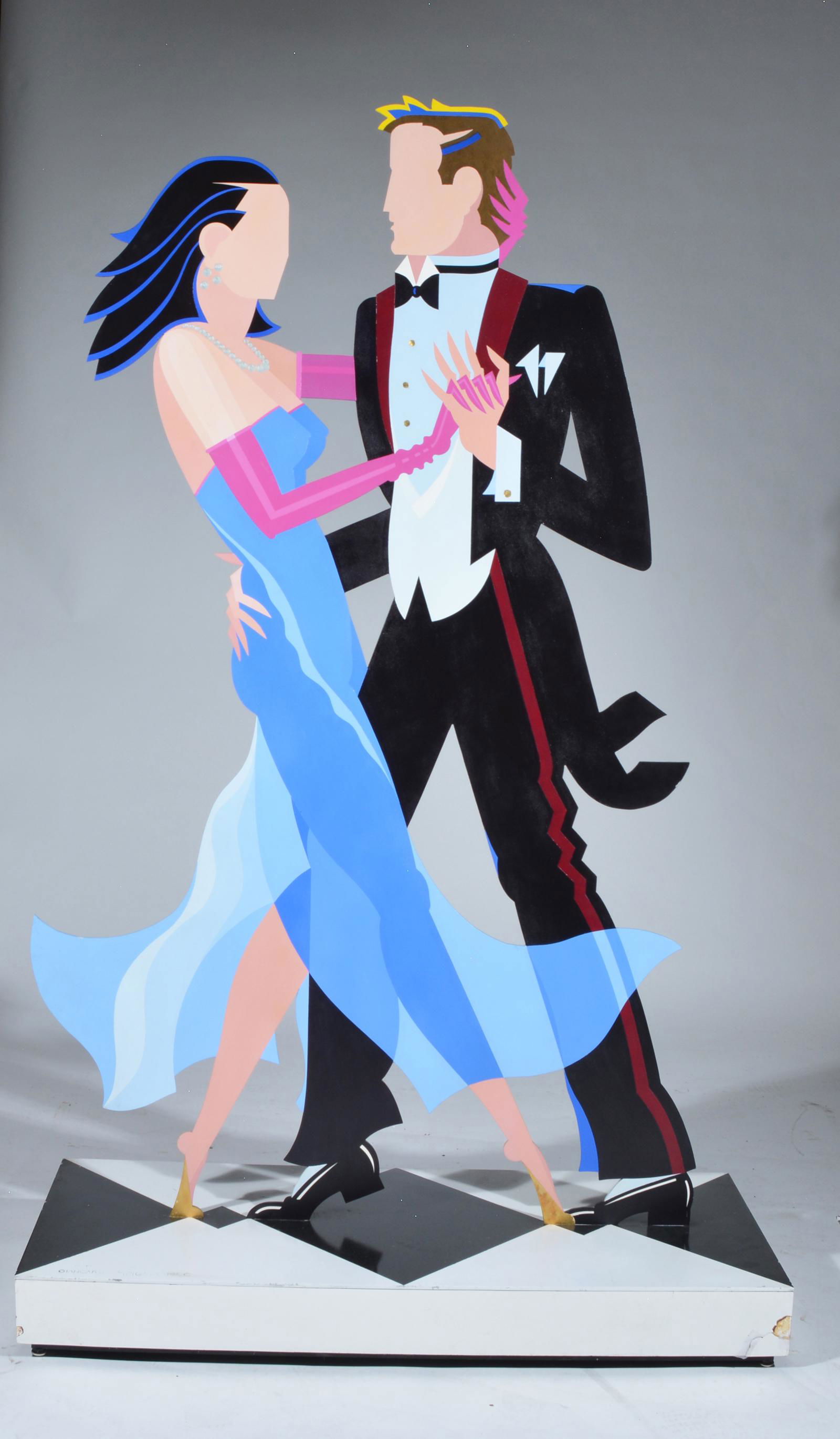 Giancarlo Impiglia Metal Sculpture, Dancers (1 of 3)