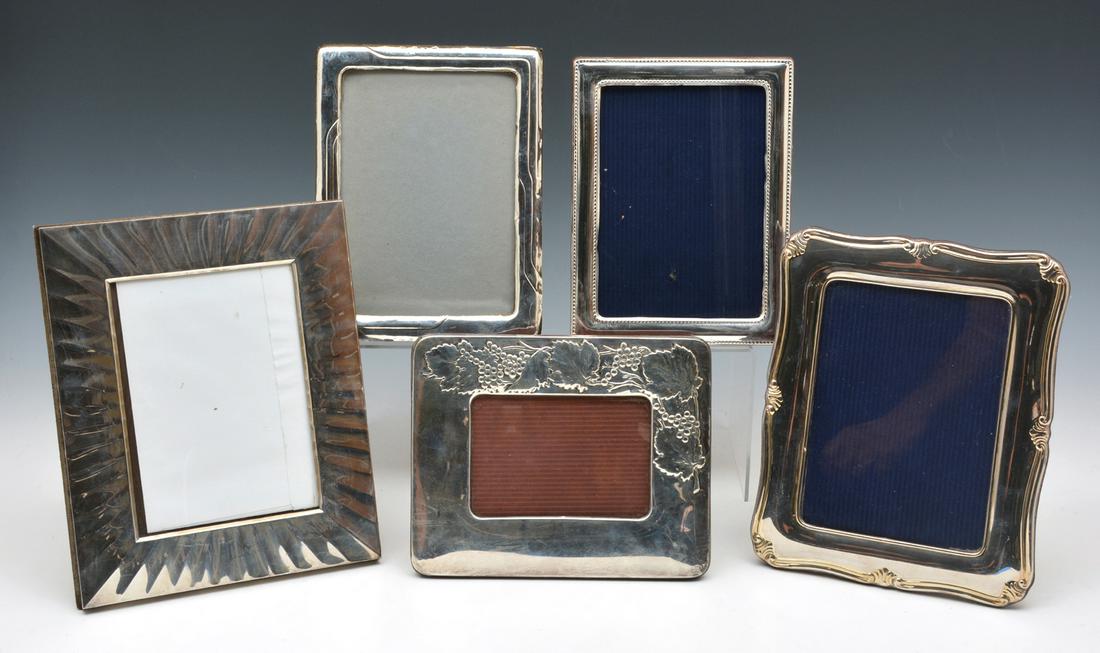 5 Silver Picture frames (1 of 1)