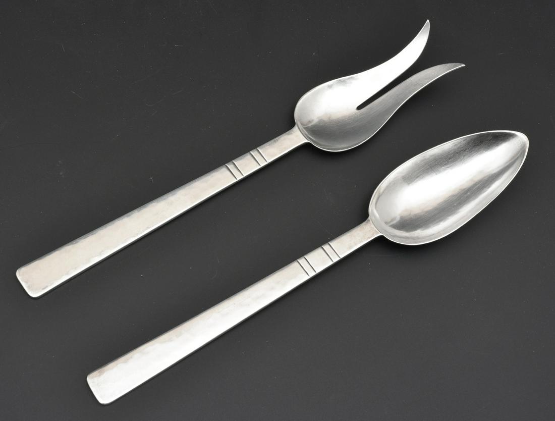 Randahl Sterling Arts & Crafts Salad Serving Set, 2 Pc (1 of 3)