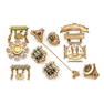 Lot of 8 fraternal pins with others