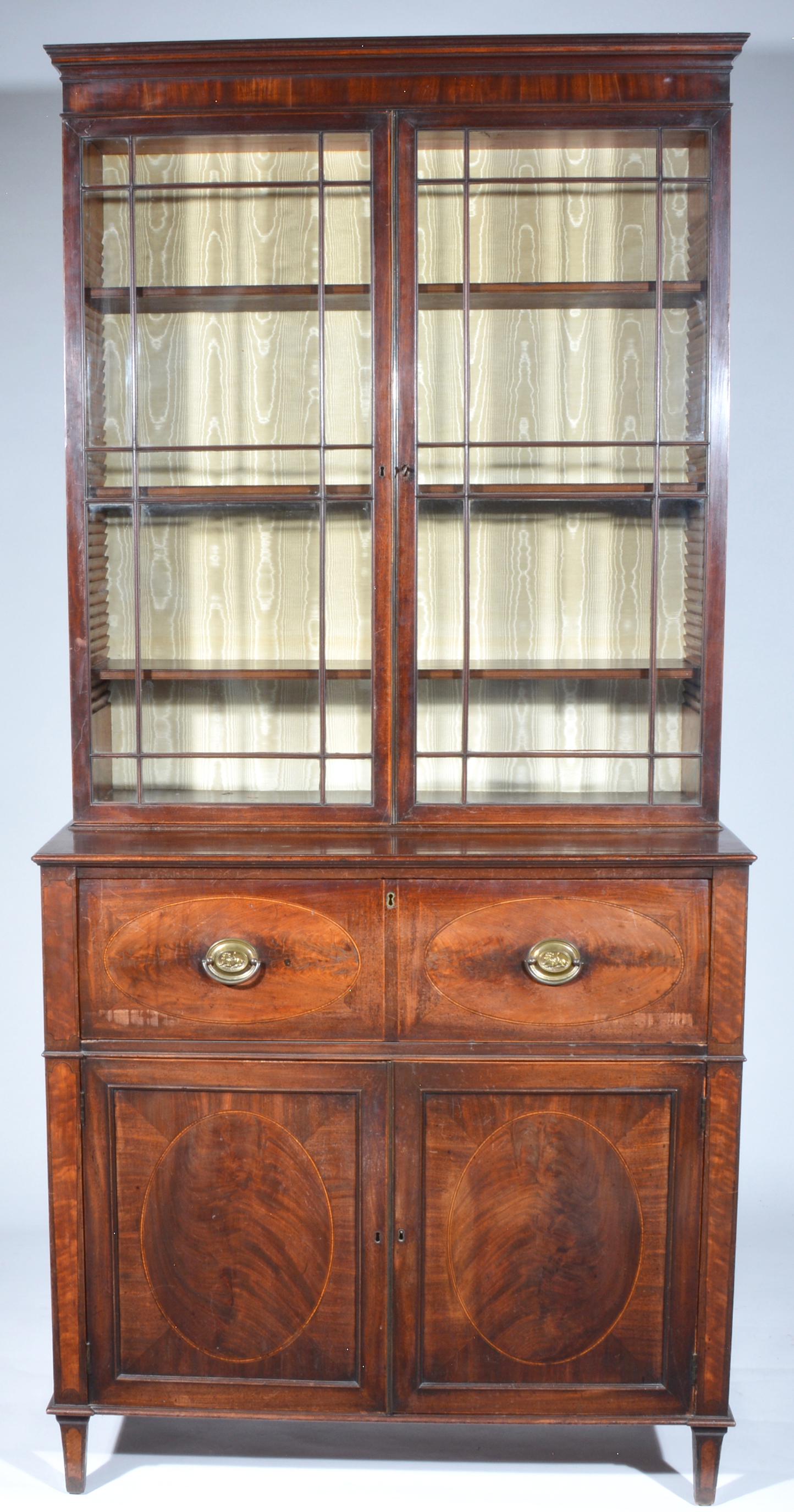 19th c Mahogany Secretary (1 of 3)