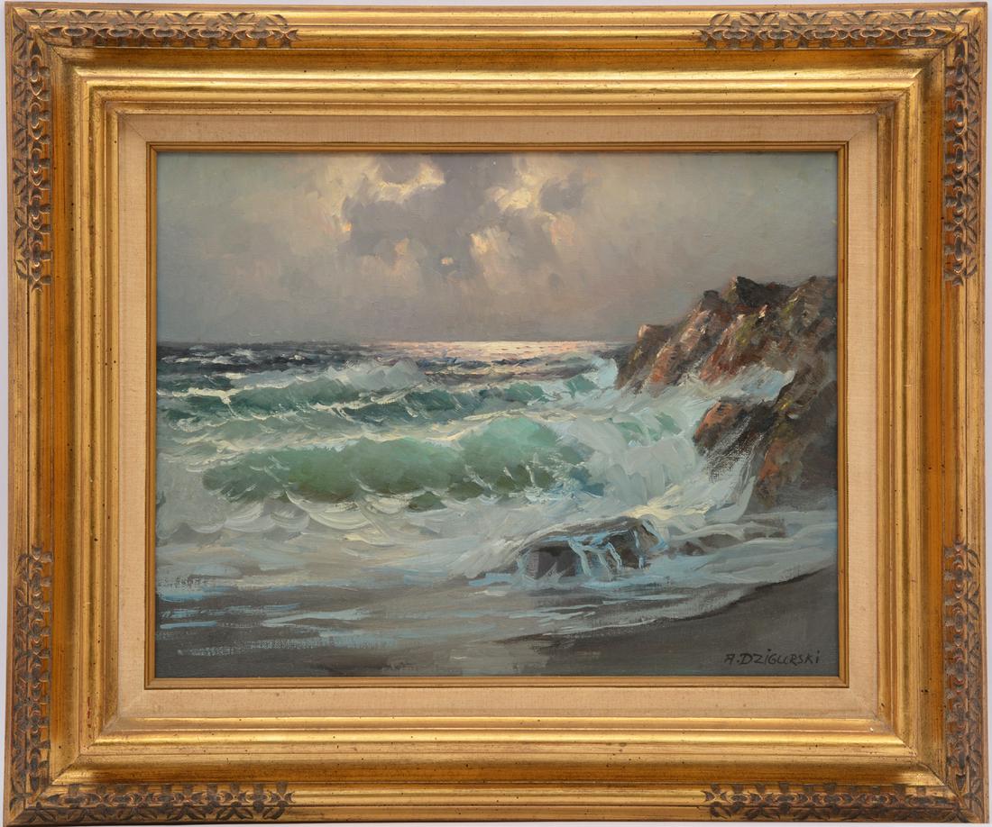 Alexander Dzigurski (1911-1995) California Seascape (1 of 4)