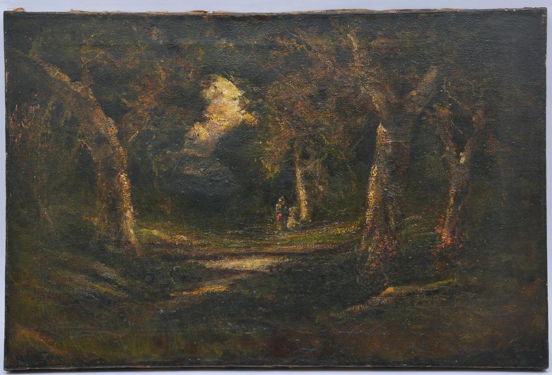 William Keith, Forrest Twilight, oil/ canvas (1 of 4)