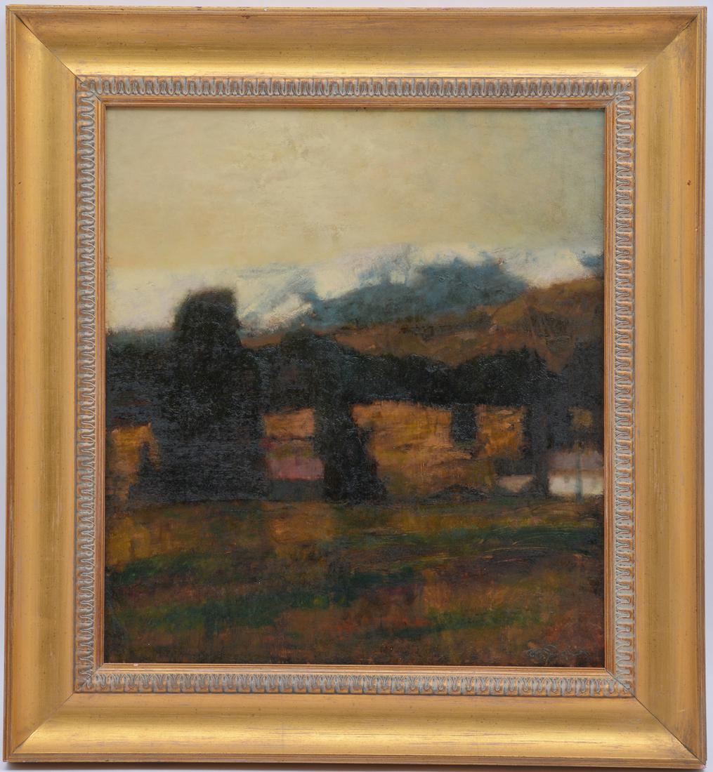 Mark English, "Telluride #1", oil on board (1 of 3)