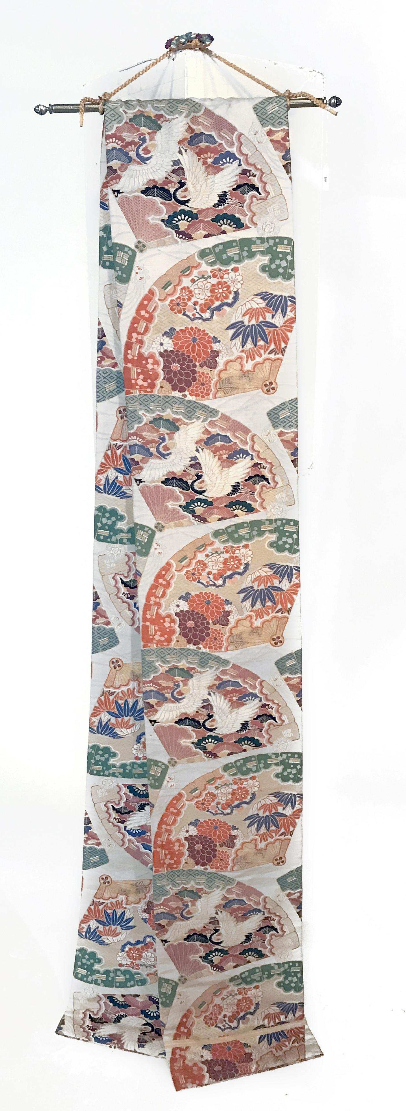 Japanese Obi circa 1950.  Approximately 12 1/2' long. (1 of 3)