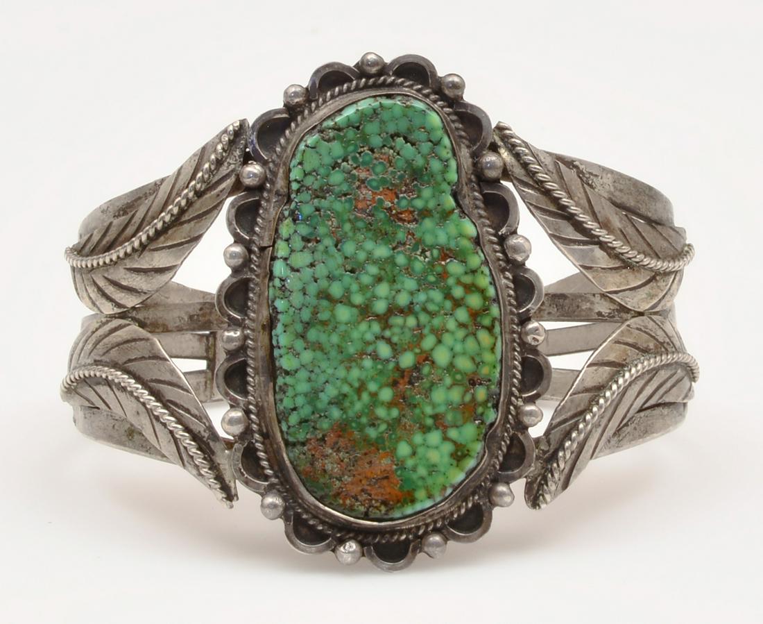 Old Pawn Native American Cuff Bracelet (1 of 4)