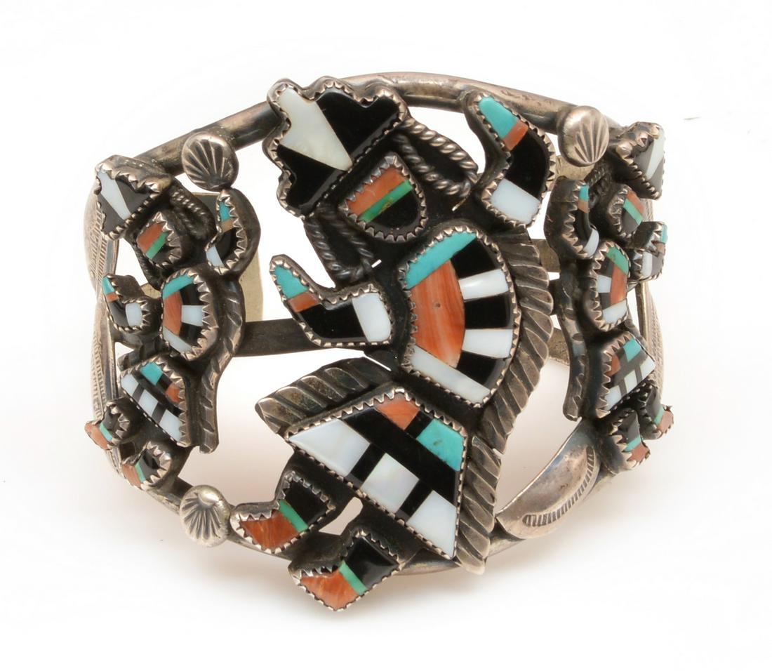 Native American Zuni Cuff Bracelet (1 of 4)