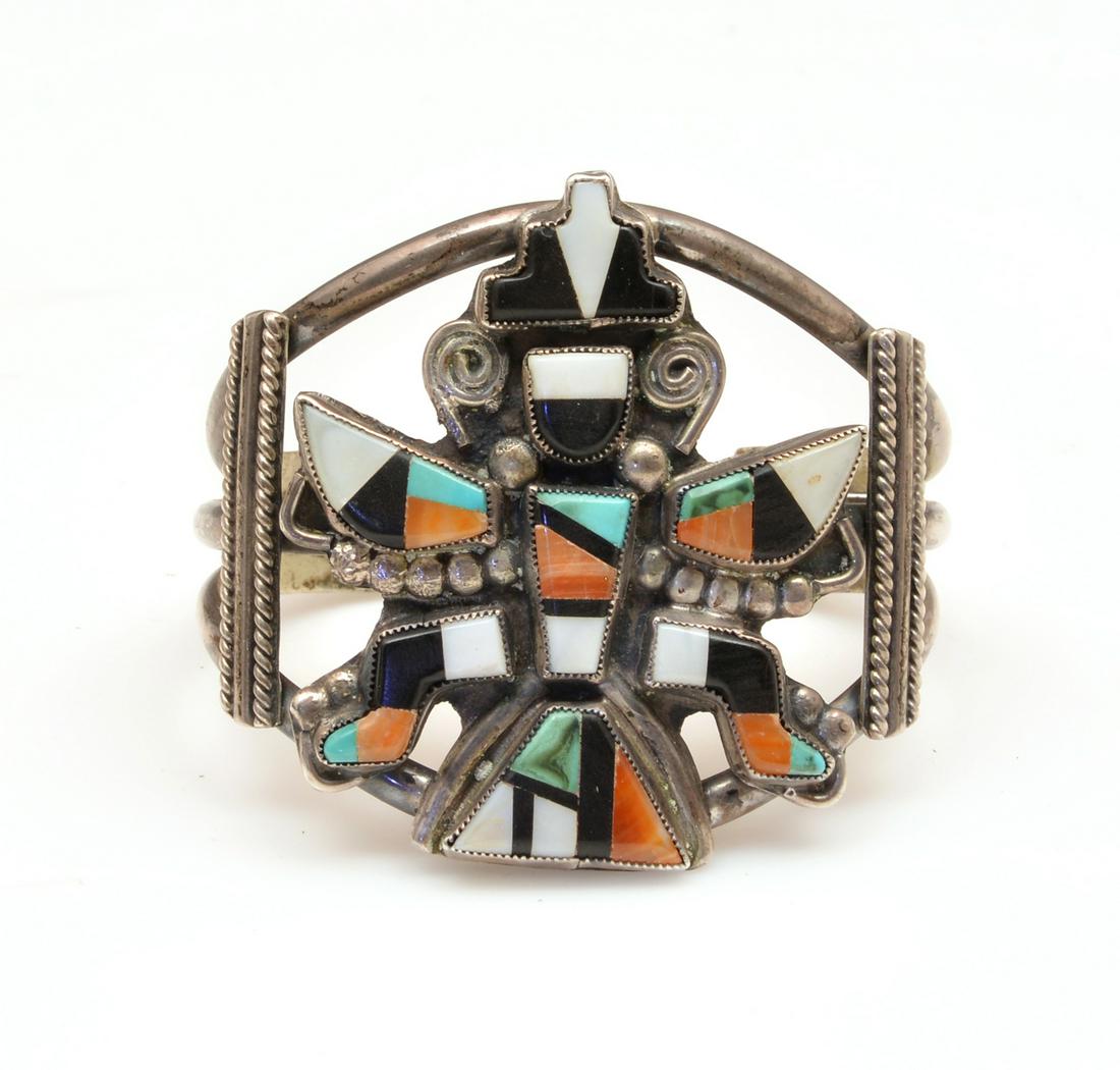 Native American Zuni Cuff Bracelet. (1 of 4)
