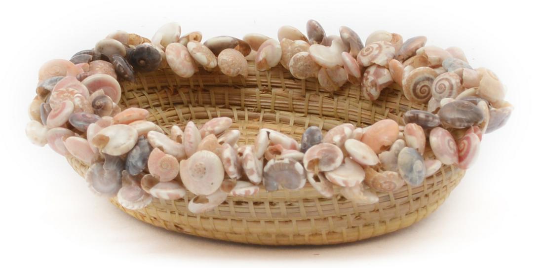 Ohlone/Costanoan Esselen pine needle basket, Joan Denys (1 of 3)