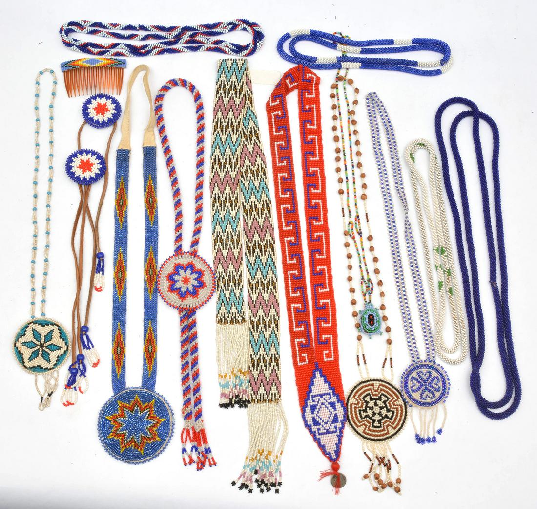 Large Grouping of Native American beadwork (1 of 1)