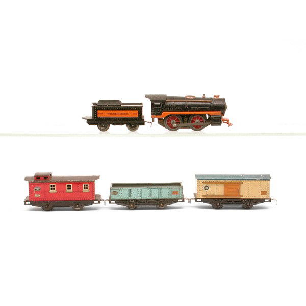 Lionel No. 1016T, 1512, 1514, 1517: TRAIN. Lionel train set including: Ste+T - Winner 1016T, Freight Cars 1512, 1514, 1517.