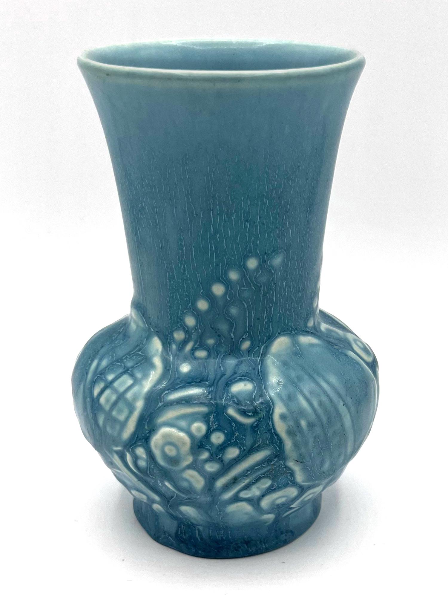Rookwood pottery vase, 1939, numbered 6363 (1 of 5)