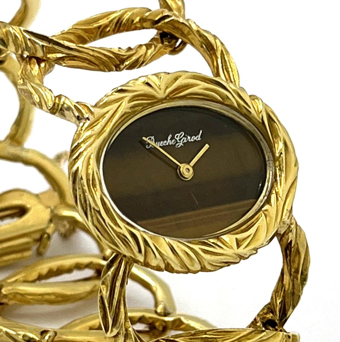 Ladies Bueche Girod 18kyg Tigers Eye Wristwatch (1 of 5)