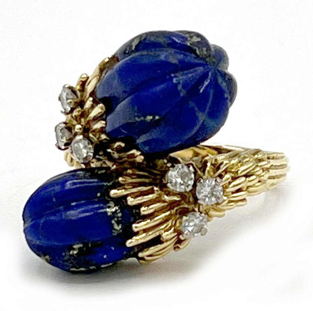 18kyg Lapis & Diamond Ring (1 of 6)