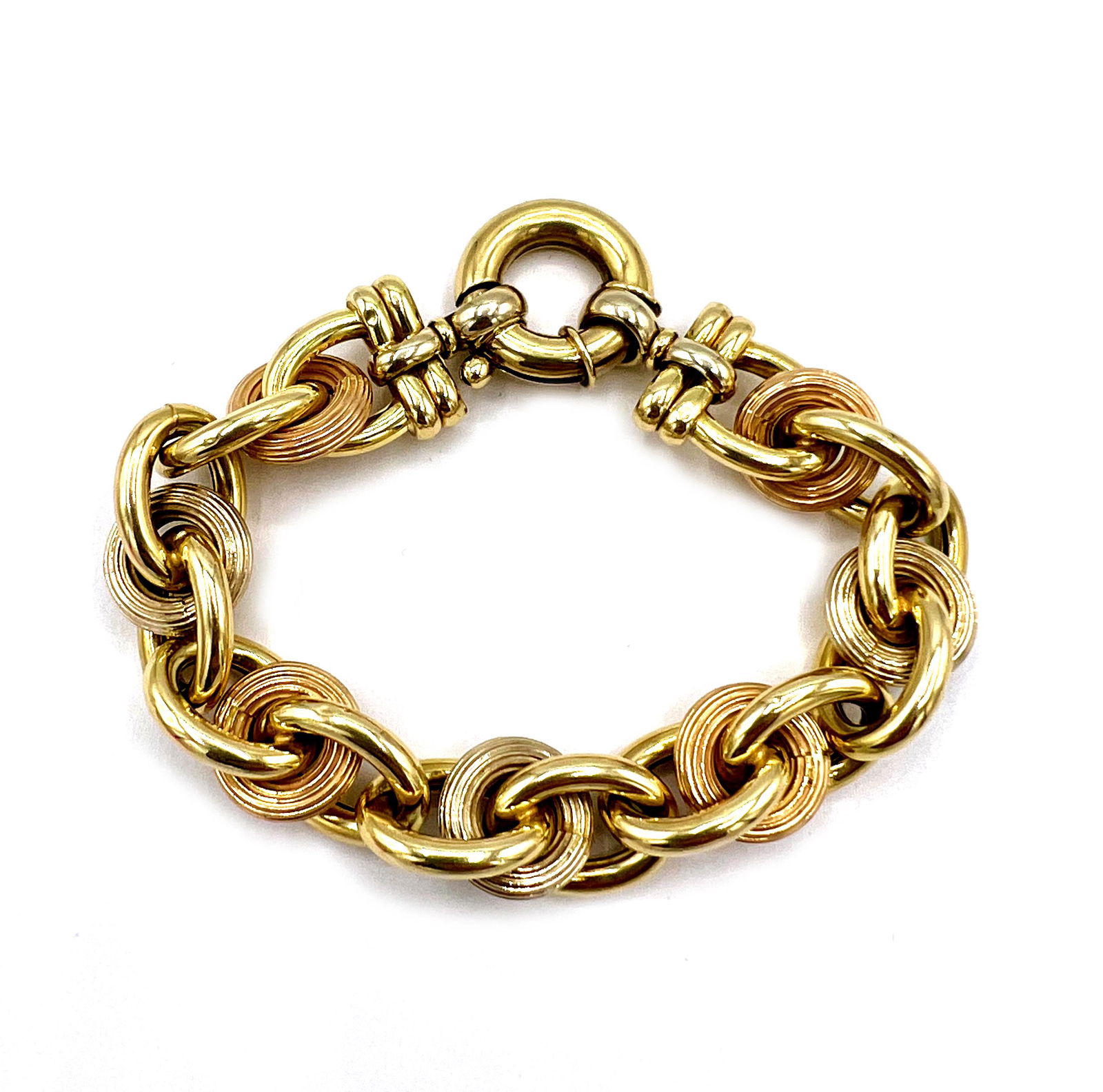 14k Yellow & Rose Gold Bracelet (1 of 2)