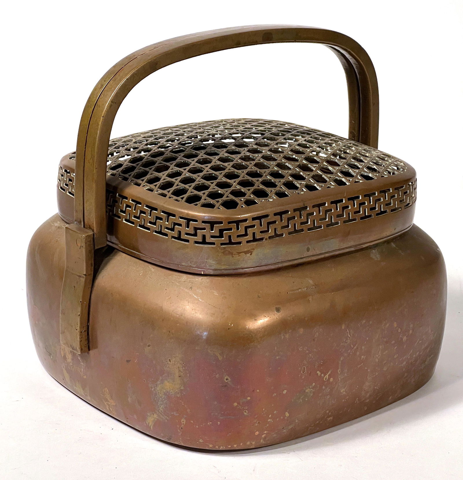 Japanese Bronze Brazier or Hand Warmer (1 of 3)