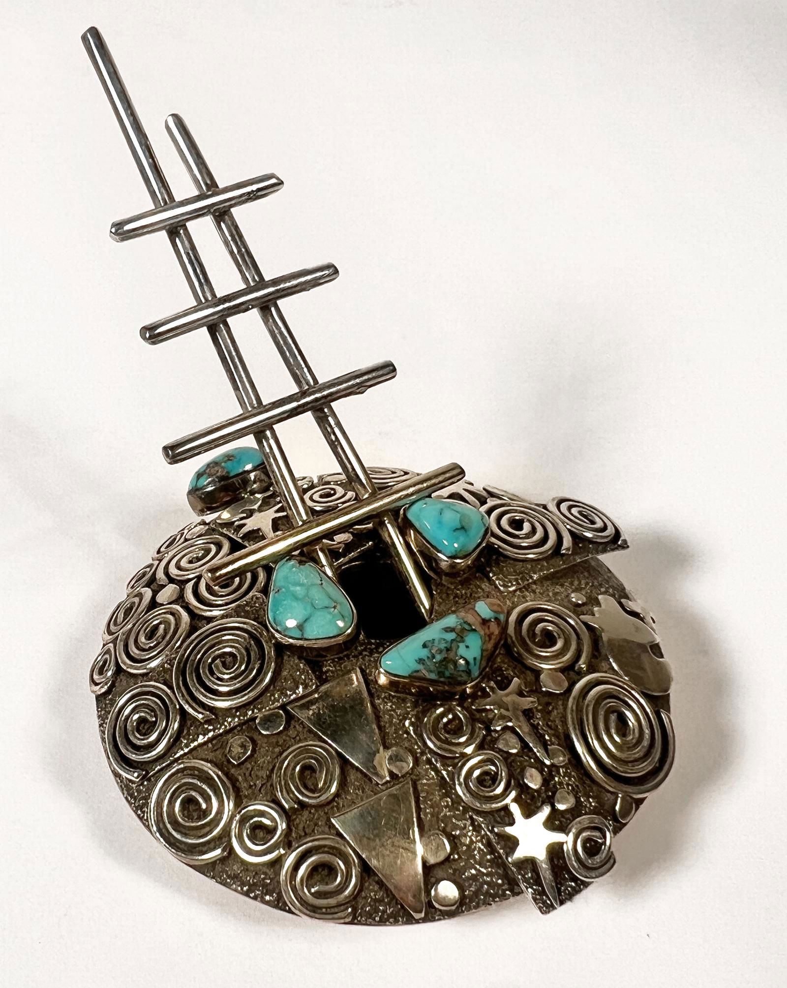 Alex Sanchez Sterling Silver Seed Pot w/Jewelry (1 of 7)